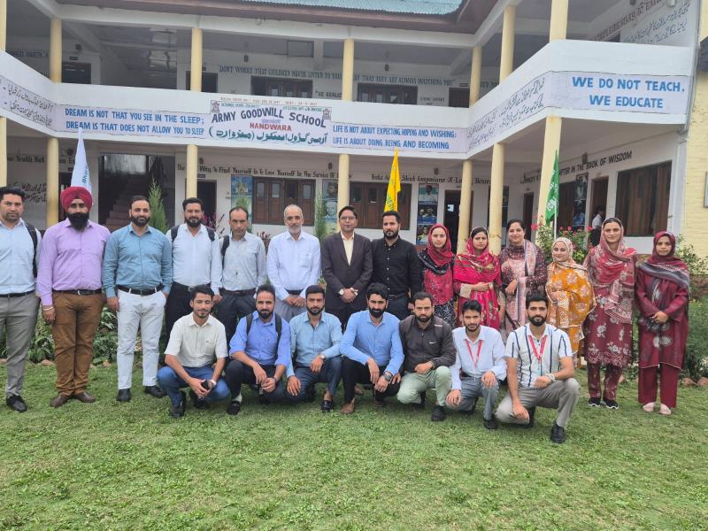 Bharti Airtel Foundation Visit – Group Photo with School Staff