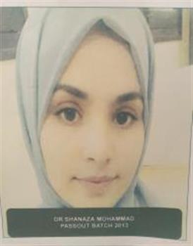 Miss SHAHNAZA MUHAMMAD