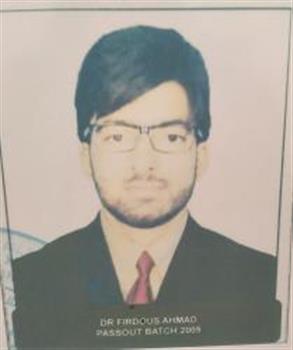 Mr FIRDOUS AHMAD RATHER